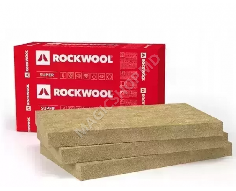 Минеральная вата ROCKWOOL FRONTROCK SUPER 150 kg/m3 1000x600 mm